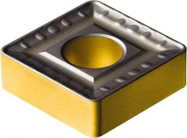 Sandvik Coromant - SNMM858 HR Grade 4325 Carbide Turning Insert - TiCN/AI2O3/TiN Finish, 90° Square, 1" Inscr Circle, 5/16" Thick, 1/8" Corner Radius - Industrial Tool & Supply