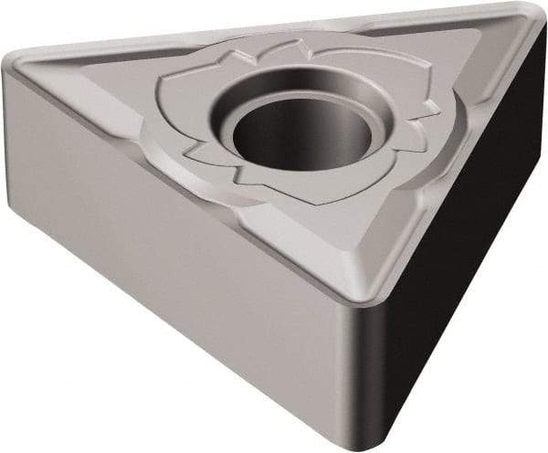 Sandvik Coromant - TNMG432 SM Grade H13A Carbide Turning Insert - Uncoated, 60° Triangle, 1/2" Inscr Circle, 3/16" Thick, 1/32" Corner Radius - Industrial Tool & Supply