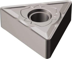 Sandvik Coromant - TNMG432 SM Grade H13A Carbide Turning Insert - Uncoated, 60° Triangle, 1/2" Inscr Circle, 3/16" Thick, 1/32" Corner Radius - Industrial Tool & Supply