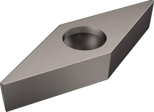 Sandvik Coromant - VBMW331 Grade H13A Carbide Turning Insert - Uncoated, 35° Diamond, 3/8" Inscr Circle, 3/16" Thick, 1/64" Corner Radius - Industrial Tool & Supply