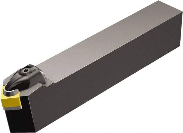 Sandvik Coromant - CSDN, Neutral Cut, 45° Lead Angle, 25mm Shank Height x 25mm Shank Width, Negative Rake Indexable Turning Toolholder - 150mm OAL, SNGN 12 07 08 Insert Compatibility, Series T-Max - Industrial Tool & Supply