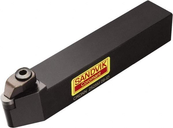 Sandvik Coromant - CRDN, Neutral Cut, 32mm Shank Height x 25mm Shank Width, Negative Rake Indexable Turning Toolholder - 170mm OAL, RNGN 12 07 00 Insert Compatibility, Series T-Max - Industrial Tool & Supply