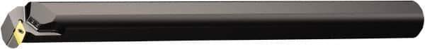 Sandvik Coromant - 1.2402" Min Bore Diam, 12" OAL, 1" Shank Diam, A..SVUBR/L..HP-D Indexable Boring Bar - Screw-On Holding Method - Industrial Tool & Supply