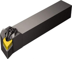 Sandvik Coromant - DDHNR/L, Left Hand Cut, -17.5° Lead Angle, 32mm Shank Height x 25mm Shank Width, Negative Rake Indexable Turning Toolholder - 170mm OAL, DNMG 15 06 08, DNMG 442 Insert Compatibility, Series T-Max P - Industrial Tool & Supply