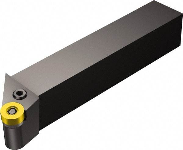 Sandvik Coromant - PRGNR/L, Left Hand Cut, 25mm Shank Height x 25mm Shank Width, Negative Rake Indexable Turning Toolholder - 150mm OAL, RNMG 12 04 00, RNMG 43 Insert Compatibility, Series T-Max P - Industrial Tool & Supply