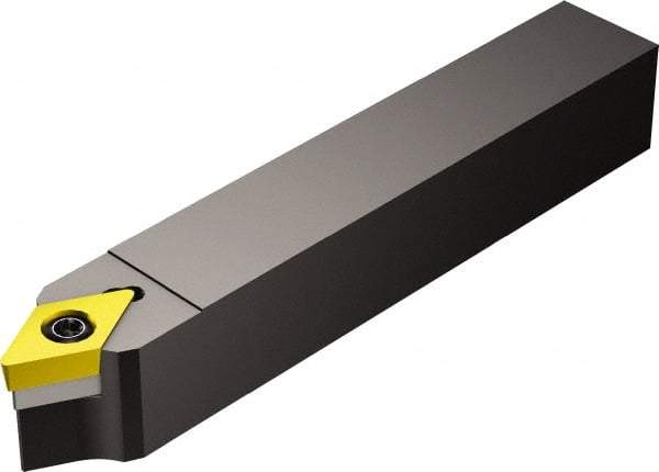 Sandvik Coromant - SDNC, Neutral Cut, 27.50° Lead Angle, 12mm Shank Height x 12mm Shank Width, Neutral Rake Indexable Turning Toolholder - 125mm OAL, DCMT 11 T3 08 Insert Compatibility, Series CoroTurn 107 - Industrial Tool & Supply