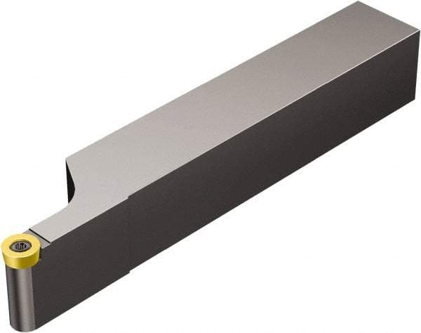 Sandvik Coromant - SRDC, Left Hand Cut, 20mm Shank Height x 20mm Shank Width, Neutral Rake Indexable Turning Toolholder - 125mm OAL, RCMT 06 02 M0 Insert Compatibility, Series CoroTurn 107 - Industrial Tool & Supply