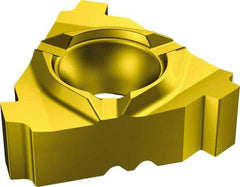 Sandvik Coromant - 26622 A Grade 1020, External API Round 60° Threading Insert - 5 TPI Ext Pitch, Right Hand Insert, Carbide - Industrial Tool & Supply