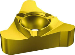 Sandvik Coromant - 266 Internal Left Hand Trapez Laydown Threading Insert - Grade 1020, TiN Coated Carbide, 12.7mm Inscribed Circle - Industrial Tool & Supply