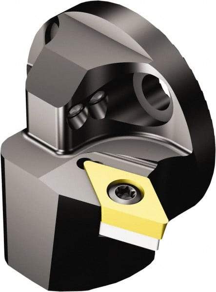 Sandvik Coromant - Right Hand Cut, Size 40, DCMT 11 T3 08 & DCMT 3(2.5)2 Insert Compatiblity, Internal Modular Turning & Profiling Cutting Unit Head - 27mm Ctr to Cutting Edge, 28mm Head Length, Through Coolant, Series CoroTurn 107 - Industrial Tool & Supply