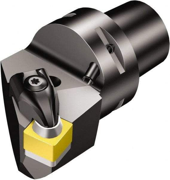 Sandvik Coromant - Right Hand Cut, Size C4, SNG 452 & SNGN 12 07 08 Insert Compatiblity, Modular Turning & Profiling Cutting Unit Head - 27mm Ctr to Cutting Edge, 53.05mm Head Length, Through Coolant, Series T-Max - Industrial Tool & Supply