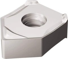 Sandvik Coromant - 345N1305 KW8 Grade H13A Carbide Milling Insert - Uncoated, 5.6mm Thick, 13mm Inscribed Circle - Industrial Tool & Supply
