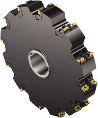 Sandvik Coromant - Arbor Connection, 1.0709" Cutting Width, 3.5236" Depth of Cut, 250mm Cutter Diam, 1.9685" Hole Diam, Indexable Slotting Cutter - 1.9685" Shank Diam, N331.1A-11 Insert, Neutral Cutting Direction - Industrial Tool & Supply