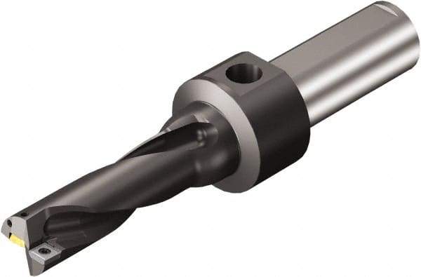 Sandvik Coromant - 161.93mm Max Drill Depth, 3xD, 53.98mm Diam, Indexable Insert Drill - 38.1mm Shank Diam, 1.5 Cylindrical Shank - Industrial Tool & Supply