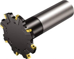 Sandvik Coromant - 42 Connection, 97mm Cutter Diam, 1.6535" Hole Diam, 8 Tooth Indexable Slotting Cutter - R331.52..Axx..R Toolholder, N331.1A-08 Insert, Right Hand Cutting Direction - Industrial Tool & Supply