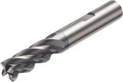 Sandvik Coromant - 3mm, 4 Flute, Solid Carbide, Corner Radius End Mill - 57mm OAL, 37° Helix, Right Hand Flute, 8mm LOC, Right Hand Cut - Industrial Tool & Supply