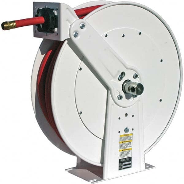 Reelcraft - 75' Spring Retractable Hose Reel - Industrial Tool & Supply