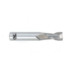 3/4 Dia. x 4 Overall Length 2-Flute .090 C/R Solid Carbide SE End Mill-Round Shank-Center Cutting-Uncoated - Industrial Tool & Supply