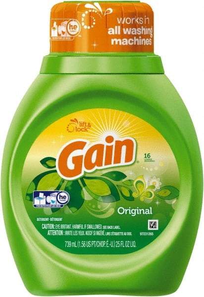 Gain - 25 oz Liquid Laundry Detergent - Original Scent - Industrial Tool & Supply