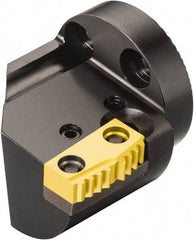 Sandvik Coromant - Right Hand Cut, 40mm Shank Width x 40mm Shank Height Indexable Threading Toolholder - 48mm OAL, R166.39L-24.. Insert Compatibility, R566.39KF Toolholder, Series T-Max Twin-Lock - Industrial Tool & Supply