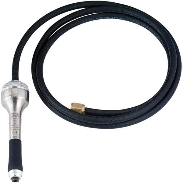 Dynabrade - 3/32" Collet, Straight Handle, Air Straight Die Grinder - 100,000 RPM, Rear Exhaust, 6 CFM, 0.1 hp, 90 psi, 1/4 NPT Inlet - Industrial Tool & Supply