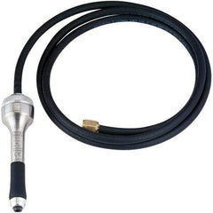 Dynabrade - 3/32" Collet, Straight Handle, Air Straight Die Grinder - 100,000 RPM, Rear Exhaust, 6 CFM, 0.1 hp, 90 psi, 1/4 NPT Inlet - Industrial Tool & Supply