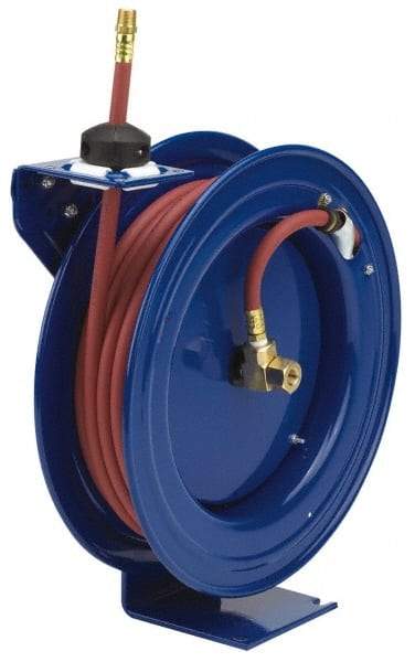 CoxReels - 50' Spring Retractable Hose Reel - 250 psi, Hose Included - Industrial Tool & Supply