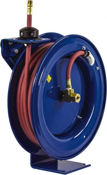 CoxReels - 25' Spring Retractable Hose Reel - 250 psi, Hose Included - Industrial Tool & Supply