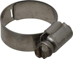 IDEAL TRIDON - SAE Size 12, 11/16 to 1-1/4" Diam, Stainless Steel Lined Worm Drive Clamp - Material Grade 316 - Industrial Tool & Supply