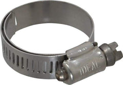 IDEAL TRIDON - SAE Size 16, 3/4 to 1-1/2" Diam, Stainless Steel Lined Worm Drive Clamp - Material Grade 316 - Industrial Tool & Supply