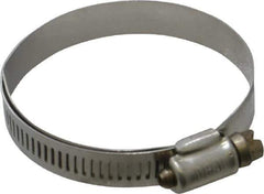 IDEAL TRIDON - SAE Size 36, 1-13/16 to 2-3/4" Diam, Stainless Steel Lined Worm Drive Clamp - Material Grade 316 - Industrial Tool & Supply