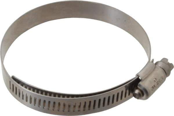 IDEAL TRIDON - SAE Size 40, 2-1/16 to 3" Diam, Stainless Steel Lined Worm Drive Clamp - Material Grade 316 - Industrial Tool & Supply