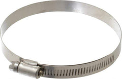 IDEAL TRIDON - SAE Size 60, 3-5/16 to 4-1/4" Diam, Stainless Steel Lined Worm Drive Clamp - Material Grade 316 - Industrial Tool & Supply