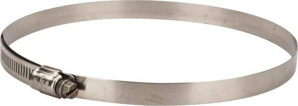 IDEAL TRIDON - SAE Size 96, 5-9/16 to 6-1/2" Diam, Stainless Steel Lined Worm Drive Clamp - Material Grade 316 - Industrial Tool & Supply