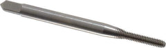 Balax - #2-56 UNC H4 Thread Limit Bottoming Thread Forming Tap - High Speed Steel, Bright Finish, 1-3/4" OAL, 7/16" Thread Length, Right Hand Thread, Series BXB - Exact Industrial Supply