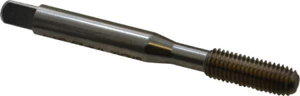 Balax - 1/4-28 UNF H4 Thread Limit Bottoming Thread Forming Tap - High Speed Steel, Bright Finish, 2-1/2" OAL, 1" Thread Length, Right Hand Thread, Series BXB - Exact Industrial Supply
