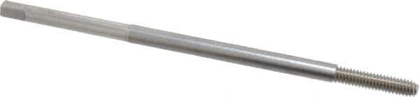 Balax - #8-32 UNC H5 Bright Finish High Speed Steel Thread Forming Extension Tap - Bottoming Chamfer, 4" OAL, 3/4" Thread Length, 2B Class of Fit, Series BXEXT - Exact Industrial Supply