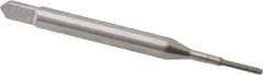 Balax - M1.1x0.25 Metric Coarse H2 Thread Limit Bottoming Thread Forming Tap - High Speed Steel, Bright Finish, 1-5/8" OAL, 1/4" Thread Length, Right Hand Thread, Series BXMIN - Exact Industrial Supply