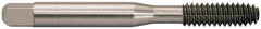 Balax - 1/4-28 UNF H4 Thread Limit Bottoming Thread Forming Tap - Powdered Metal High Speed Steel, Bright Finish, 2-1/2" OAL, 0.83" Thread Length, Right Hand Thread, Series BXSG - Exact Industrial Supply