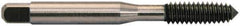 Balax - 3/8-24 UNF H12 Thread Limit Plug Thread Forming Tap - High Speed Steel, Bright Finish, 2-15/16" OAL, 1-1/4" Thread Length, Right Hand Thread, Series BXP - Exact Industrial Supply