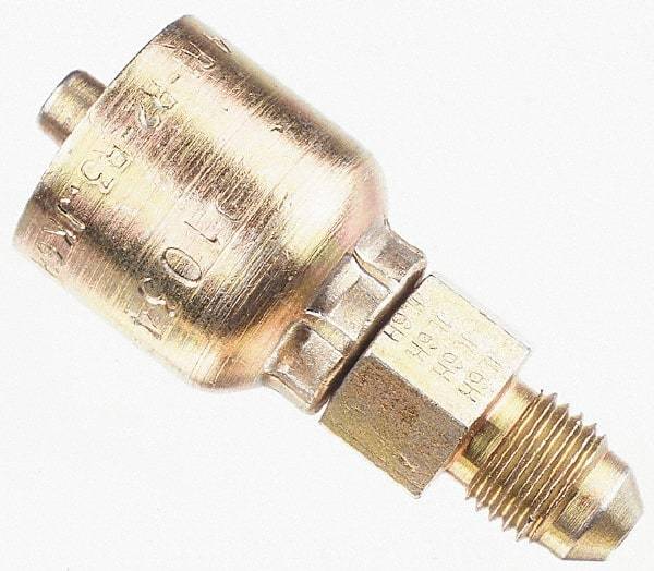 Parker - 1-5/16-12 Male JIC 37D Flare Steel Hydraulic Hose Male Rigid Fitting - -16 Hose Size, 1" Hose Diam, Series 43 - Industrial Tool & Supply