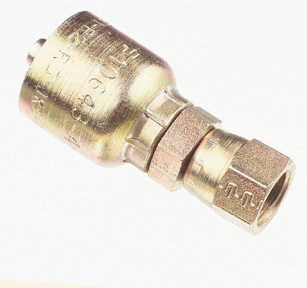 Parker - 3/4 Thread Hydraulic Hose Fitting - -16 Hose Size, 1" Hose Diam - Industrial Tool & Supply