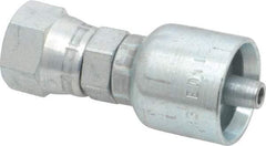 Parker - 3/8 Thread Hydraulic Hose Fitting - -4 Hose Size, 1/4" Hose Diam - Industrial Tool & Supply