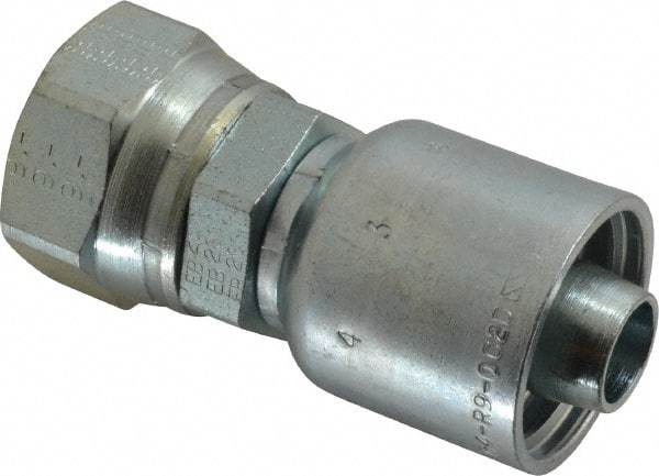 Parker - 1 Thread Hydraulic Hose Fitting - -12 Hose Size, 3/4" Hose Diam - Industrial Tool & Supply