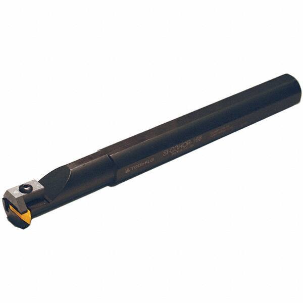 Tool-Flo - SI-CDHOR, Internal, Right Hand, 0.57" Max Depth of Cut, Indexable Grooving Tool Holder - V120 Insert Compatibility, 2-1/2" Shank Width, 16" OAL - Industrial Tool & Supply