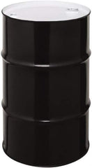 Made in USA - 55 Gallon Cylindrical Carbon Steel Tight Head Drum - 33" High x 22-1/2" Diam - Industrial Tool & Supply