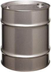 Made in USA - 20 Gallon Cylindrical Stainless Steel Tight Head Drum - 19-1/4" High x 18-1/4" Diam - Industrial Tool & Supply