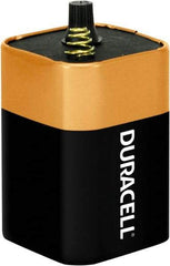 Duracell - Size 908, Alkaline, 1 Pack, Lantern Battery - 6 Volts, Spring Terminal, 4LR25X, ANSI 908A Regulated - Industrial Tool & Supply
