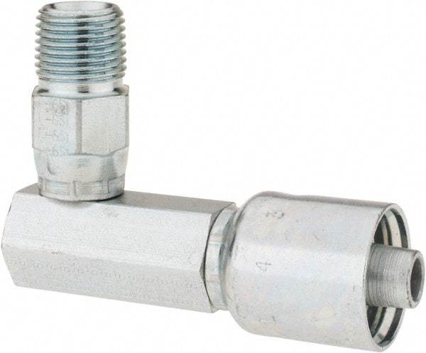 Parker - 1/2 Thread Hydraulic Hose Fitting - -8 Hose Size, 1/2" Hose Diam - Industrial Tool & Supply