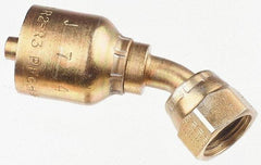 Parker - 5/8 Thread Hydraulic Hose Fitting - -10 Hose Size, 5/8" Hose Diam - Industrial Tool & Supply